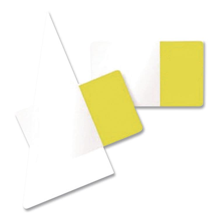 REDI-TAG CORPORATION Easy-To-Read Self-Stick Index Tabs, Yellow, 50/Pack (RTG76805) thumbnail 4