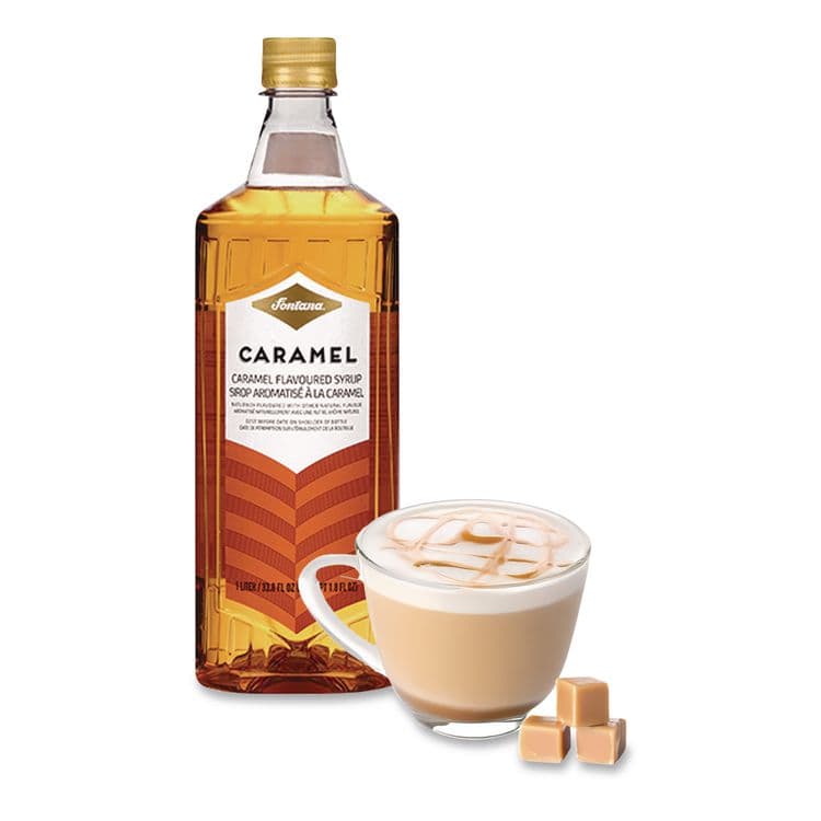 STARBUCKS COFFEE COMPANY Flavored Coffee Syrup, Caramel, 1 L Bottle (SBKNES412719883) thumbnail 4
