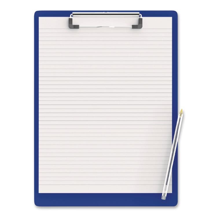 SAUNDERS MFG. CO., . Recycled Plastic Clipboard, 0.5" Clip Capacity, Holds 8.5 x 11 Sheets, Cobalt (SAU21582) thumbnail 4