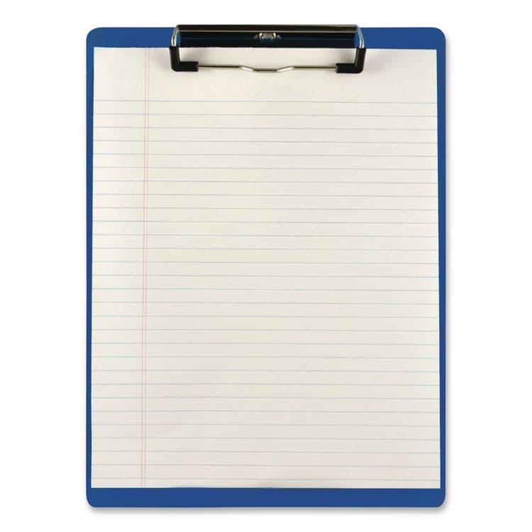 SAUNDERS MFG. CO., . Recycled Plastic Clipboard, 0.5" Clip Capacity, Holds 8.5 x 11 Sheets, Cobalt (SAU21582) thumbnail 2