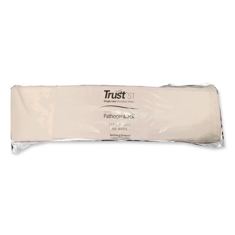 TRUSTMEDICAL Freedom S1 Disposable Microfiber Wet/Dry Dust Mop Pads, 18 x 5, White, 50 Pads/Bag, 10 Bags/Carton (TMDTMMP446018) thumbnail 3