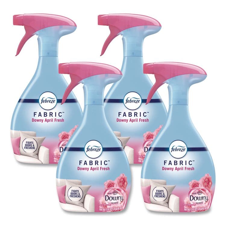PROCTER & GAMBLE FABRIC Refresher/Odor Eliminator, Downy April Fresh, 23.6 oz Spray Bottle, 4/Carton (PGC08903)