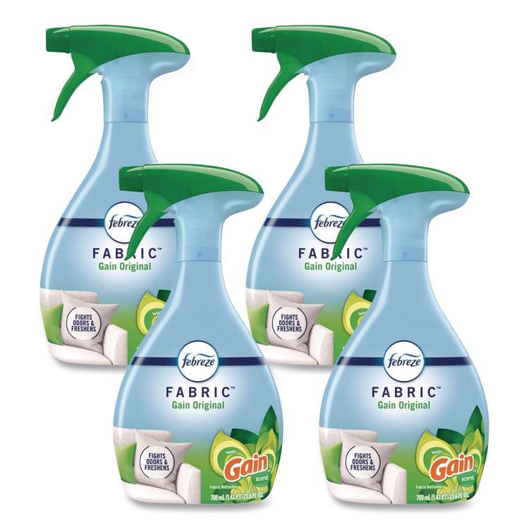 PROCTER & GAMBLE FABRIC Refresher/Odor Eliminator, Gain Original, 23.6 oz Spray Bottle, 4/Carton (PGC08905)