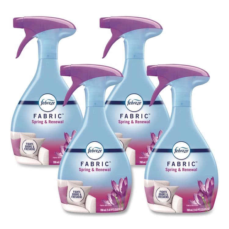 PROCTER & GAMBLE FABRIC Refresher/Odor Eliminator, Spring and Renewal, 23.6 oz Spray Bottle, 4/Carton (PGC08906)