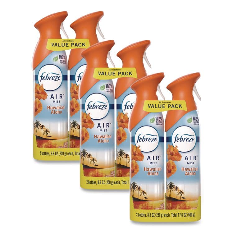 PROCTER & GAMBLE AIR, Hawaiian Aloha, 8.8 oz Aerosol Spray, 2/Pack, 3 Packs/Carton (PGC17342)