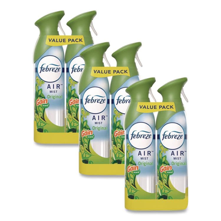 PROCTER & GAMBLE AIR, Gain Original, 8.8 oz Aerosol Spray, 2/Pack, 3 Packs/Carton (PGC17346)