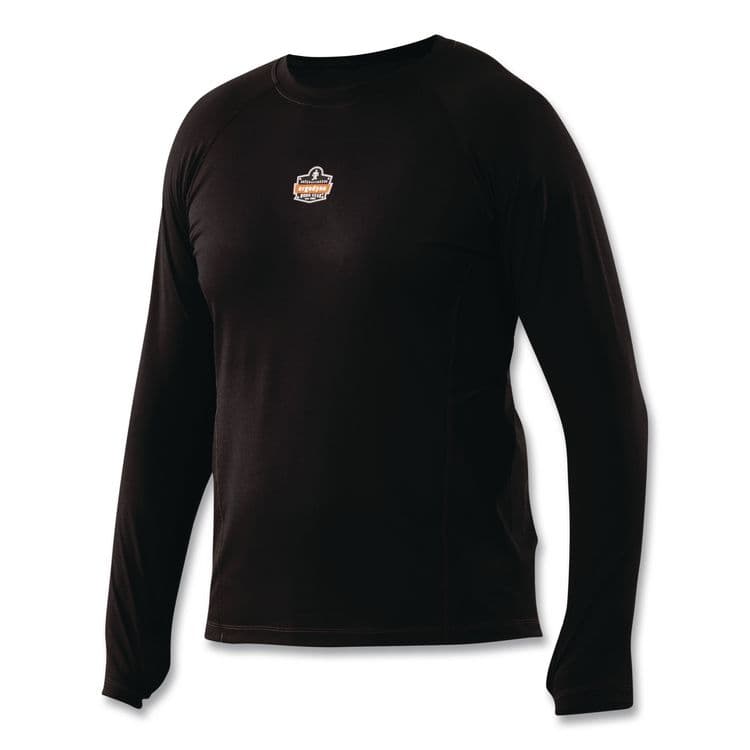 ERGODYNE CORPORATION N-Ferno 6435 Midweight Long Sleeve Base Layer Shirt, 5X-Large, Black (EGO40209)