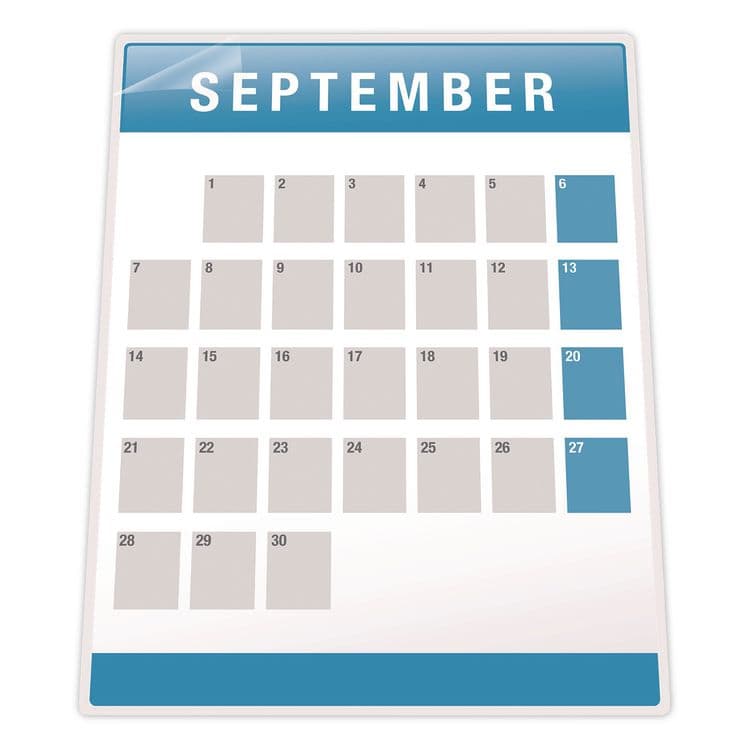 FELLOWES MFG. CO. Self-Adhesive Laminating Sheets, 3 mil, 9.25 x 12, Glossy Clear, 10/Pack (FEL5221501) thumbnail 2