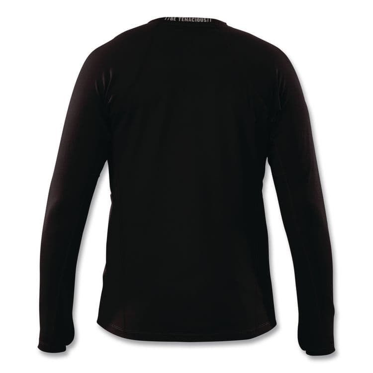 ERGODYNE CORPORATION N-Ferno 6435 Midweight Long Sleeve Base Layer Shirt, 4X-Large, Black (EGO40208) thumbnail 2