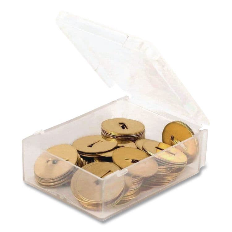 ACCO BRANDS, . #2 Washers for Two-Prong Fasteners, 1.25" Diameter, Brass, 100/Box (ACC71511) thumbnail 3