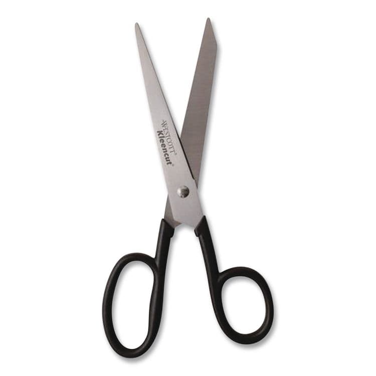 ACME UNITED CORPORATION Kleencut Stainless Steel Shears, 7" Long, 3.31" Cut Length, Straight Black Handle (ACM19017) thumbnail 4