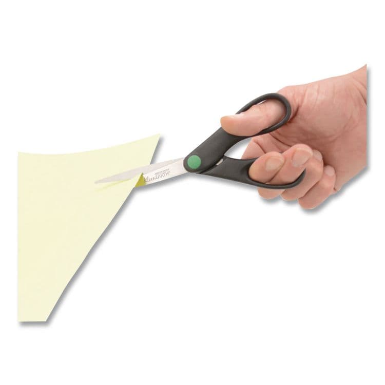 ACME UNITED CORPORATION KleenEarth Scissors, 7" Long, 2.75" Cut Length, Straight Black Handle (ACM44218) thumbnail 2