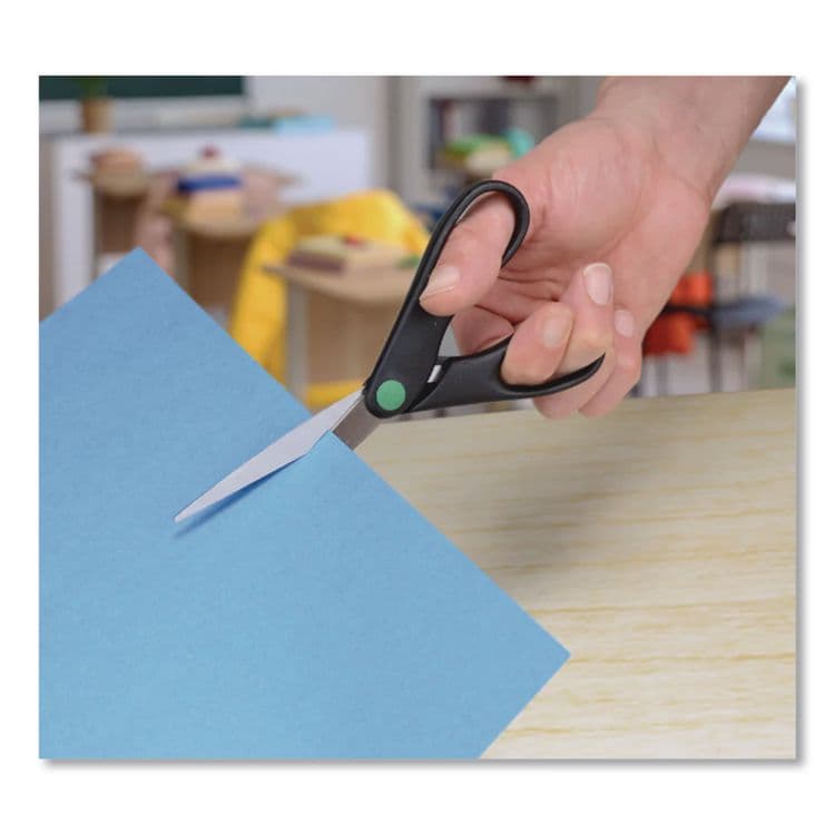 ACME UNITED CORPORATION KleenEarth Scissors, 7" Long, 2.75" Cut Length, Straight Black Handle (ACM44218) thumbnail 4