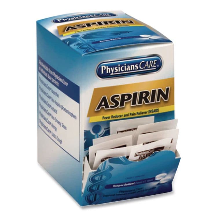 ACME UNITED CORPORATION Aspirin Tablets, Two-Pack, 50 Packs/Box (ACM90014) thumbnail 4