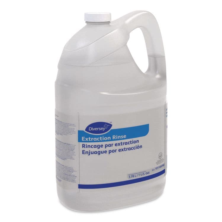 DIVERSEY Carpet Extraction Rinse, Floral Scent, 1 gal Bottle, 4/Carton (DVO101109760) thumbnail 2