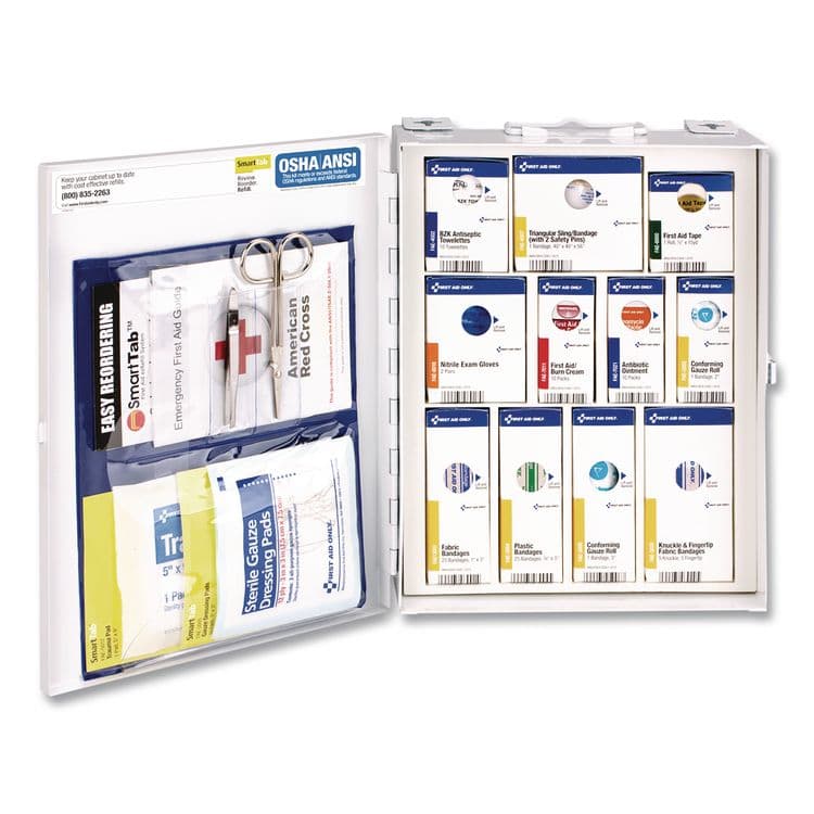 FIRST AID ONLY, . SmartCompliance First Aid Cabinet Without Medication, 112 Pieces, Metal Case (FAO1050FAE0103) thumbnail 2