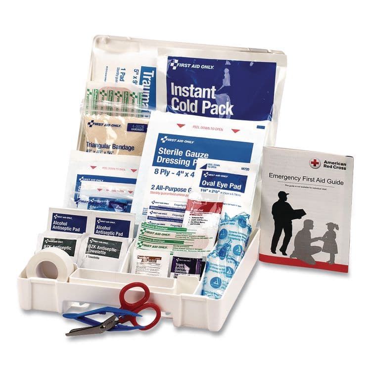 FIRST AID ONLY, . Office First Aid Kit for 10 People, 62 Pieces, Plastic Case (FAO222U) thumbnail 4