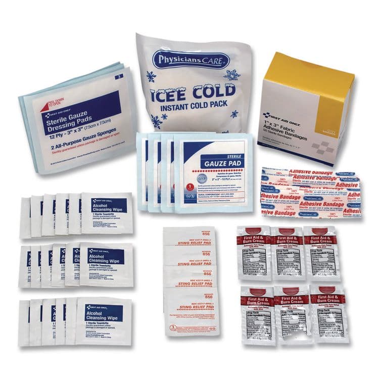ACME UNITED CORPORATION First Aid Kit Refill for 25 People, 96 Pieces (PHY40001)