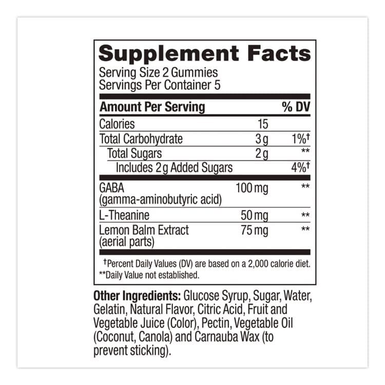 UNILEVER Goodbye Stress Gummy, Berry Verbena, 10/Pack (LIL1598) thumbnail 3