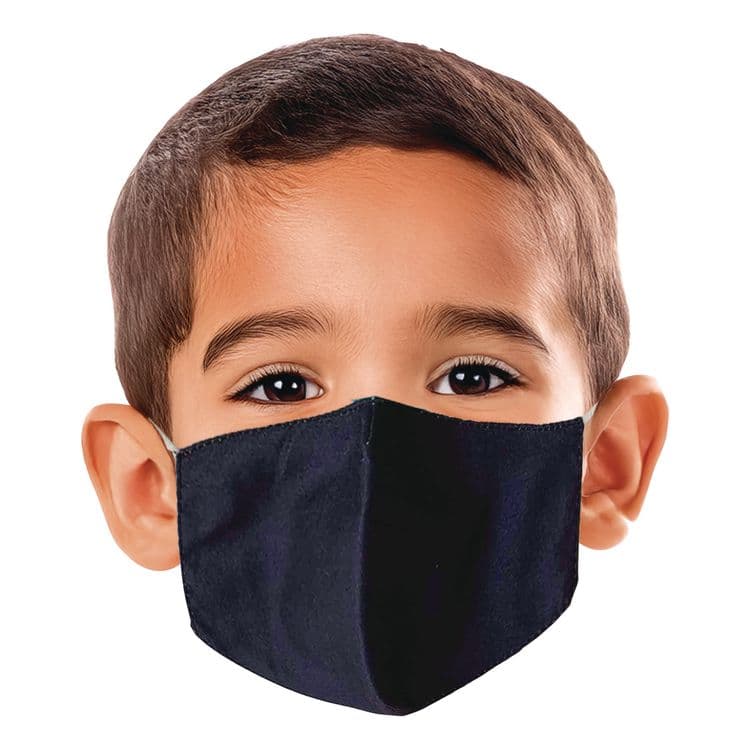 ORLY INTERNATIONAL Reusable Cloth Face Masks for Kids, Organic Cotton, Youth, 10/Pack (ORYHB0048ST) thumbnail 4