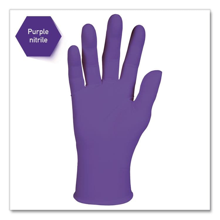 KIMBERLY CLARK PURPLE NITRILE Exam Gloves, Powder-Free, Large, 6 mil Thick, 9.5" Long, Purple, 100/Box, 10 Boxes/Carton (ANS55083CT) thumbnail 4