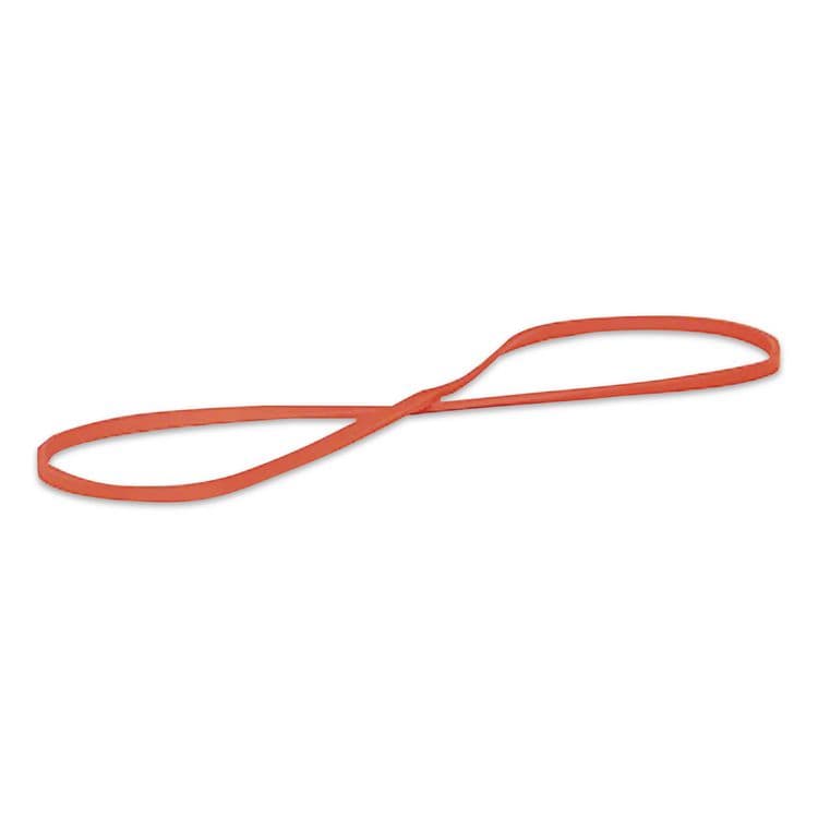 ALLIANCE RUBBER Non-Latex Rubber Bands, Size 19, 0.04" Gauge, Orange, 1 lb Box, 1,440/Box (ALL37196) thumbnail 4