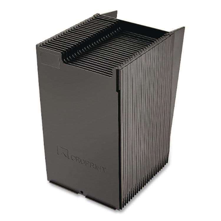 ACRO PRINT TIME RECORDER Expanding Time Card Rack, 25 Pockets, Plastic, Black (ACP810118000) thumbnail 3