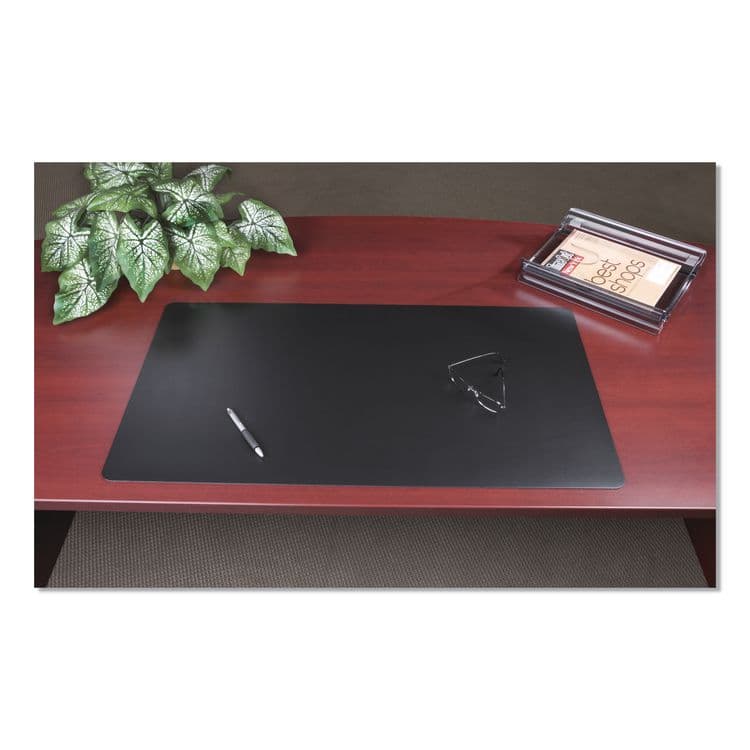 ARTISTIC LLC Rhinolin II Desk Pad with Antimicrobial Protection, 24" x 17", Black (AOPLT412M) thumbnail 2