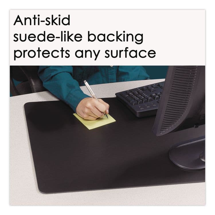 ARTISTIC LLC Rhinolin II Desk Pad with Antimicrobial Protection, 24" x 17", Black (AOPLT412M) thumbnail 4