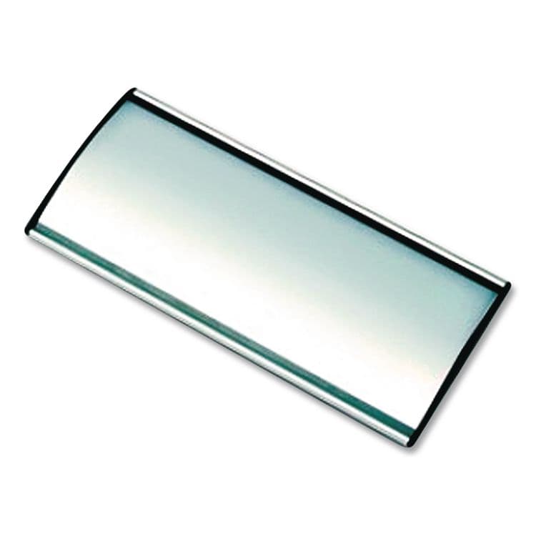 ADVANTUS CORPORATION People Pointer Wall/Door Sign, Aluminum Base, 8.75 x 4, Black/Silver (AVT75390) thumbnail 4