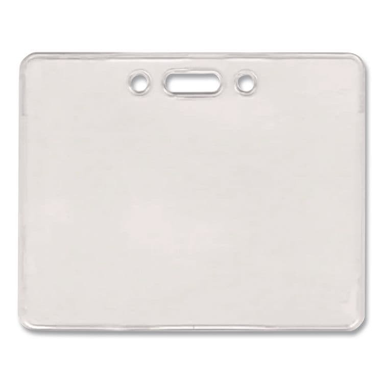 ADVANTUS CORPORATION Proximity ID Badge Holders, Horizontal, Clear 3.75" x 3" Holder, 3.5" x 2.25" Insert, 50/Pack (AVT75450)
