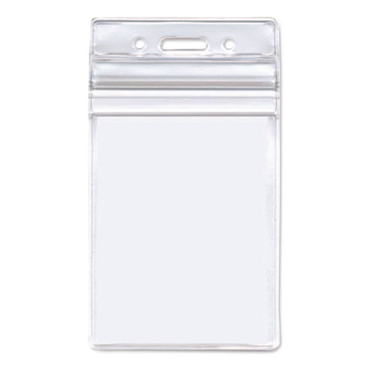 ADVANTUS CORPORATION Resealable Badge Holders Combo Pack, 36" Lanyard, Vertical, Transparent Frost 3.68" x 5" Holder, 2.38" x 3.75" Insert, 20/PK (AVT91131) thumbnail 4