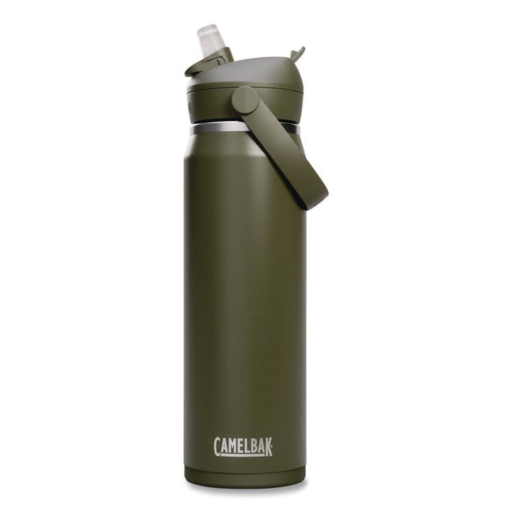 CAMELBAK Thrive FlipStraw Stainless Steel Vacuum Insulated Water Bottle, 32 oz, Moss (WLB2855303001) thumbnail 2