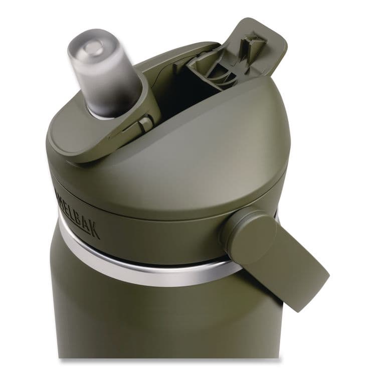 CAMELBAK Thrive FlipStraw Stainless Steel Vacuum Insulated Water Bottle, 32 oz, Moss (WLB2855303001) thumbnail 4