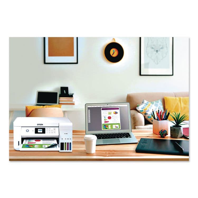 EPSON AMERICA, . EcoTank ET-2760 All-in-One Cartridge-Free Supertank Printer, Copy/Print/Scan (EPSC11CG22205) thumbnail 4