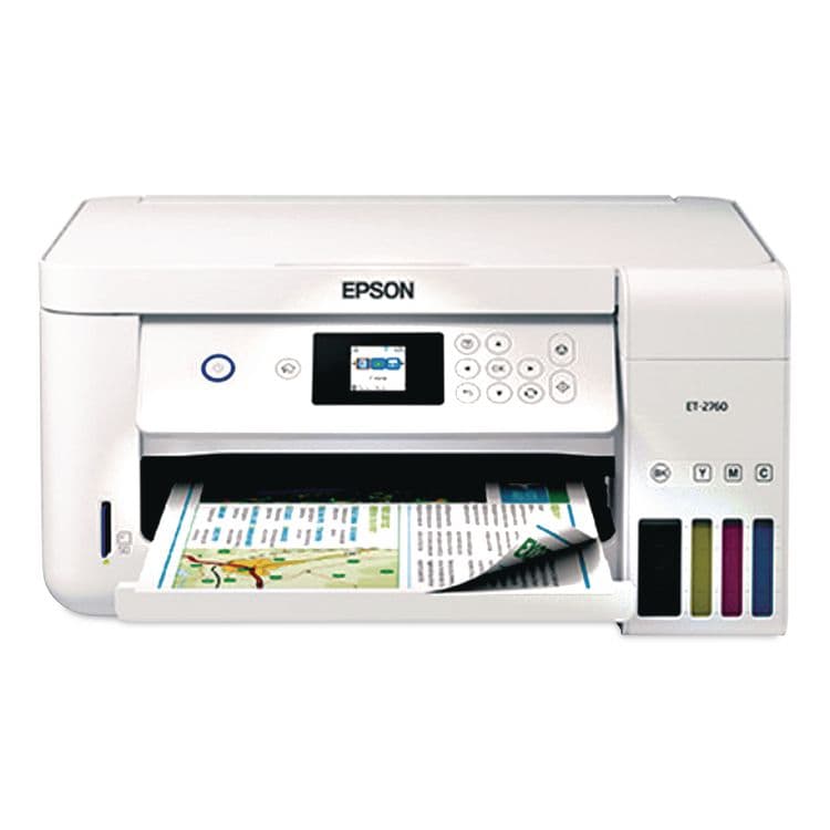 EPSON AMERICA, . EcoTank ET-2760 All-in-One Cartridge-Free Supertank Printer, Copy/Print/Scan (EPSC11CG22205)