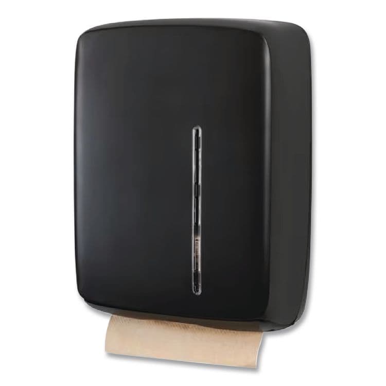 GEN Folded Towel Dispenser, 11.96 x 5.21 x 16.08, Black (GEN1608B)