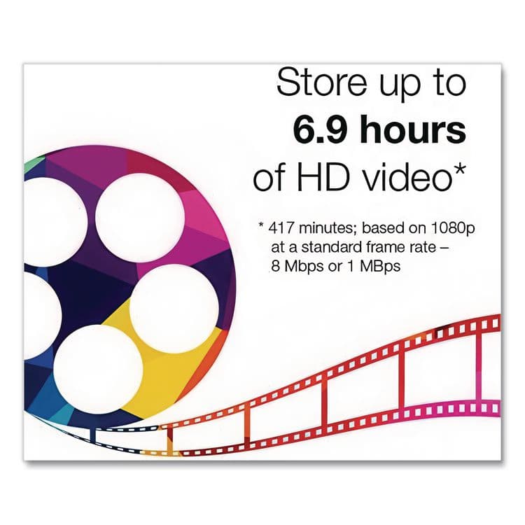 VERBATIM CORPORATION BD-R Blu-Ray Disc, 25 GB, 16x, White, 10/Pack (VER97238) thumbnail 4