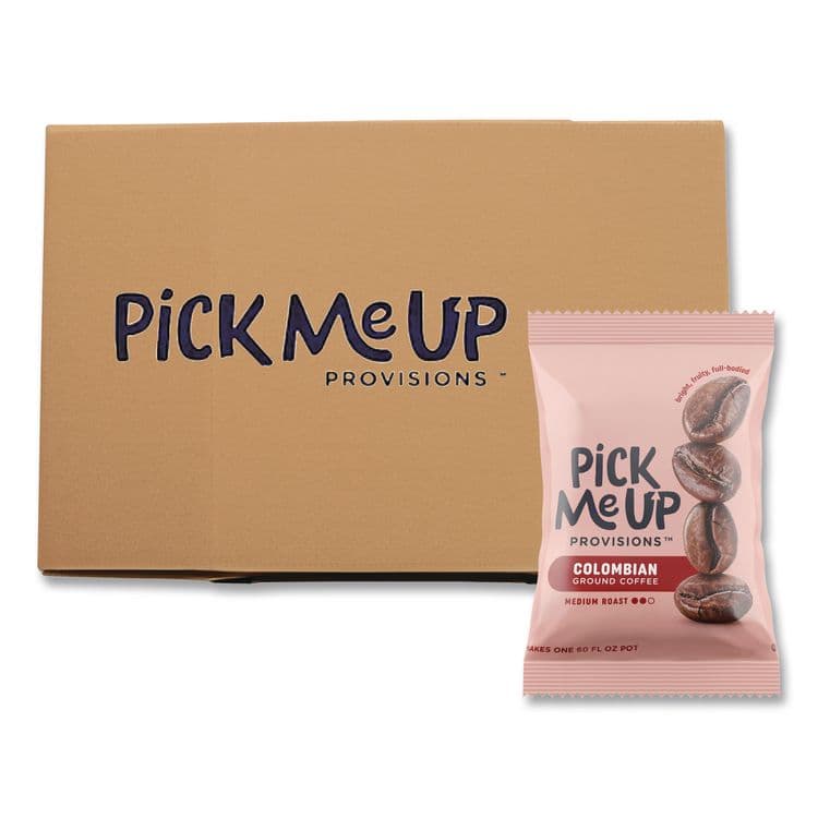 PICK ME UP PROVISIONS Fraction Pack, 100% Columbian, 1.25 oz Packet, 42/Carton (JAV479695)