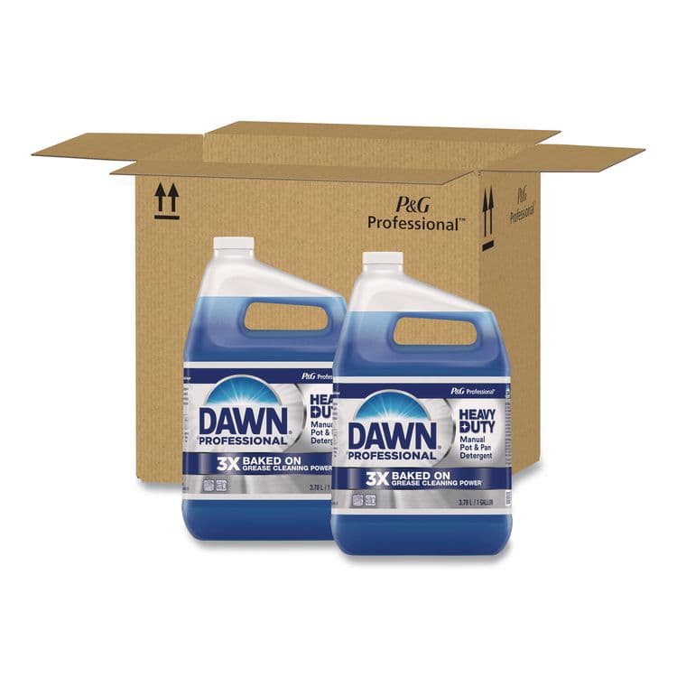 PROCTER & GAMBLE Heavy-Duty Manual Pot/Pan Dish Detergent, Original Scent, 1 gal Bottle, 2/Carton (PGC08838)