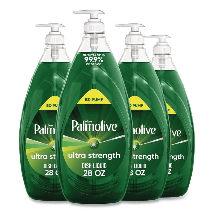 COLGATE PALMOLIVE, IPD. Dishwashing Liquid, Ultra Strength, Fresh Scent, 28 oz Bottle, 4/Carton (CPC61054595CT)