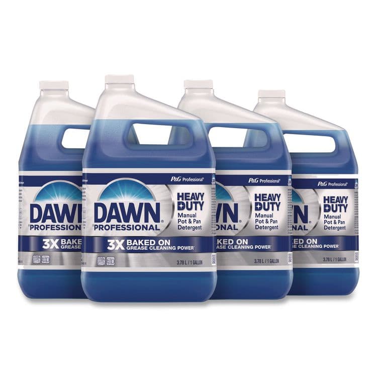PROCTER & GAMBLE Heavy-Duty Manual Pot/Pan Dish Detergent, Original Scent, 1 gal Bottle, 4/Carton (PGC08837)
