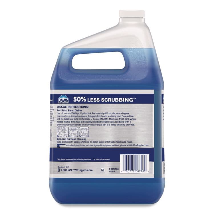 PROCTER & GAMBLE Heavy-Duty Manual Pot/Pan Dish Detergent, Original Scent, 1 gal Bottle, 4/Carton (PGC08837) thumbnail 4