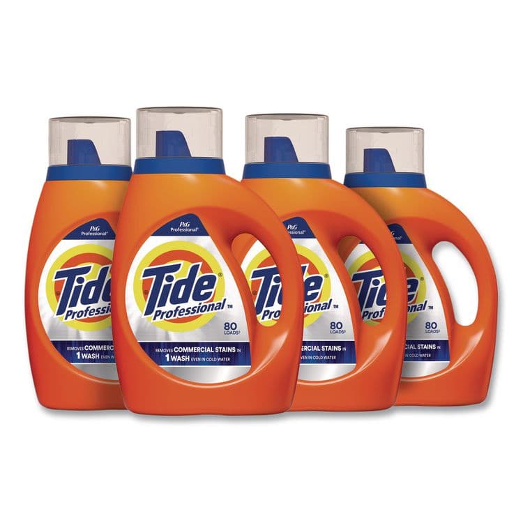 PROCTER & GAMBLE Commercial HE Liquid Laundry Detergent, 105 oz Pour Bottle, 4/Carton (PGC14116)