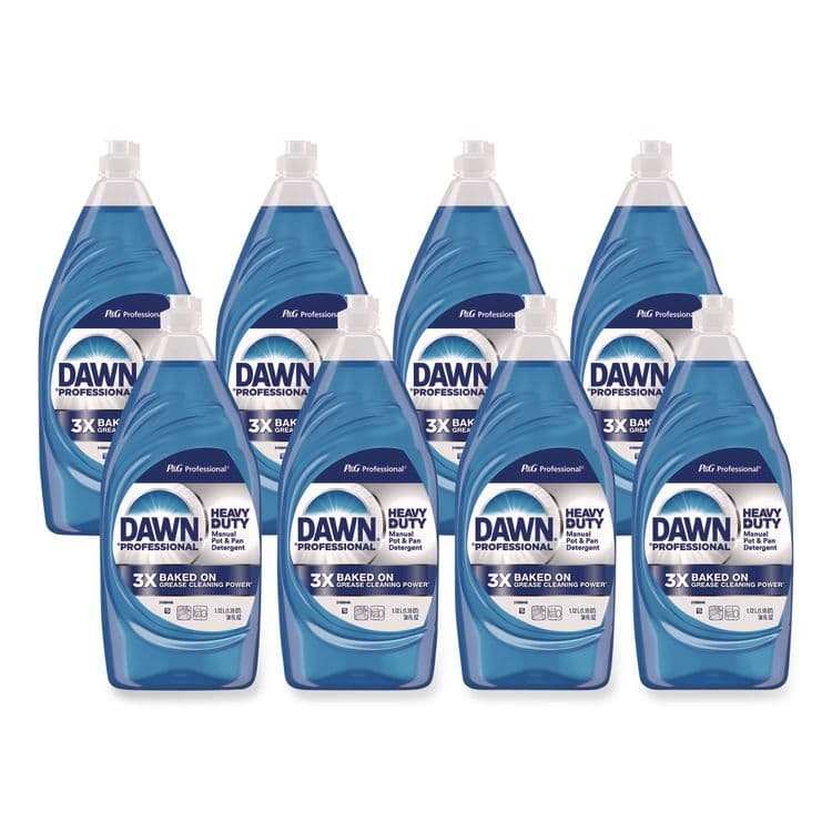 PROCTER & GAMBLE Heavy-Duty Manual Pot/Pan Dish Detergent, Original Scent, 38 oz Bottle, 8/Carton (PGC08836)