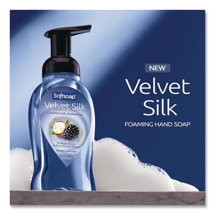 COLGATE PALMOLIVE, IPD. Velvet Silk Foaming Liquid Hand Soap, Twilight Berry and Shea Butter, 9 oz, 6/Carton (CPC61052556CT) thumbnail 4