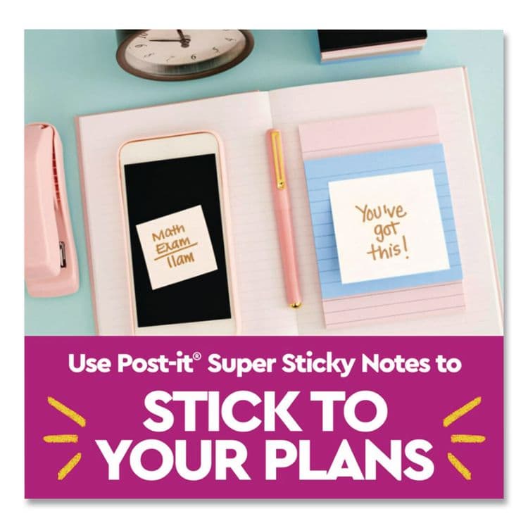 3M/COMMERCIAL TAPE DIV. Pads in Simply Serene Colors, Note Ruled, 4 x 6, Assorted Colors, 90 Sheets/Pad, 3 Pads/Pack (MMM7100383567) thumbnail 3