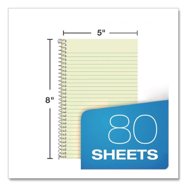 ESSELTE PENDAFLEX CORP. One-Subject Notebook, Narrow Rule, Gray Cover, (80) 8 x 5 Sheets (OXF25401R) thumbnail 3