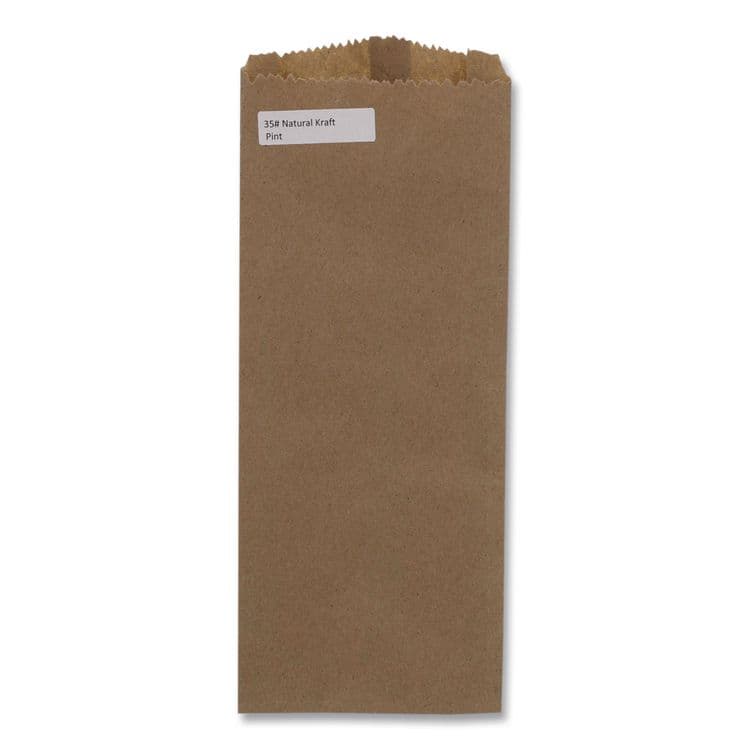 ROSS & WALLACE PAPER PRODUCTS, . Grocery Paper Bags, Merchandise Size, 35# Basis Weight, 4 x 2.5 x 11.5, Brown, 500/Bundle (BAG20331500)