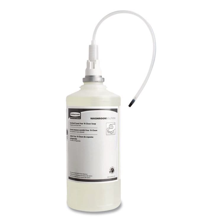 RUBBERMAID COMMERCIAL PROD. Free-N-Clean Foaming Hand Soap Refill, Fragrance-Free, 1,600 mL, 4/Carton (RCP750390)